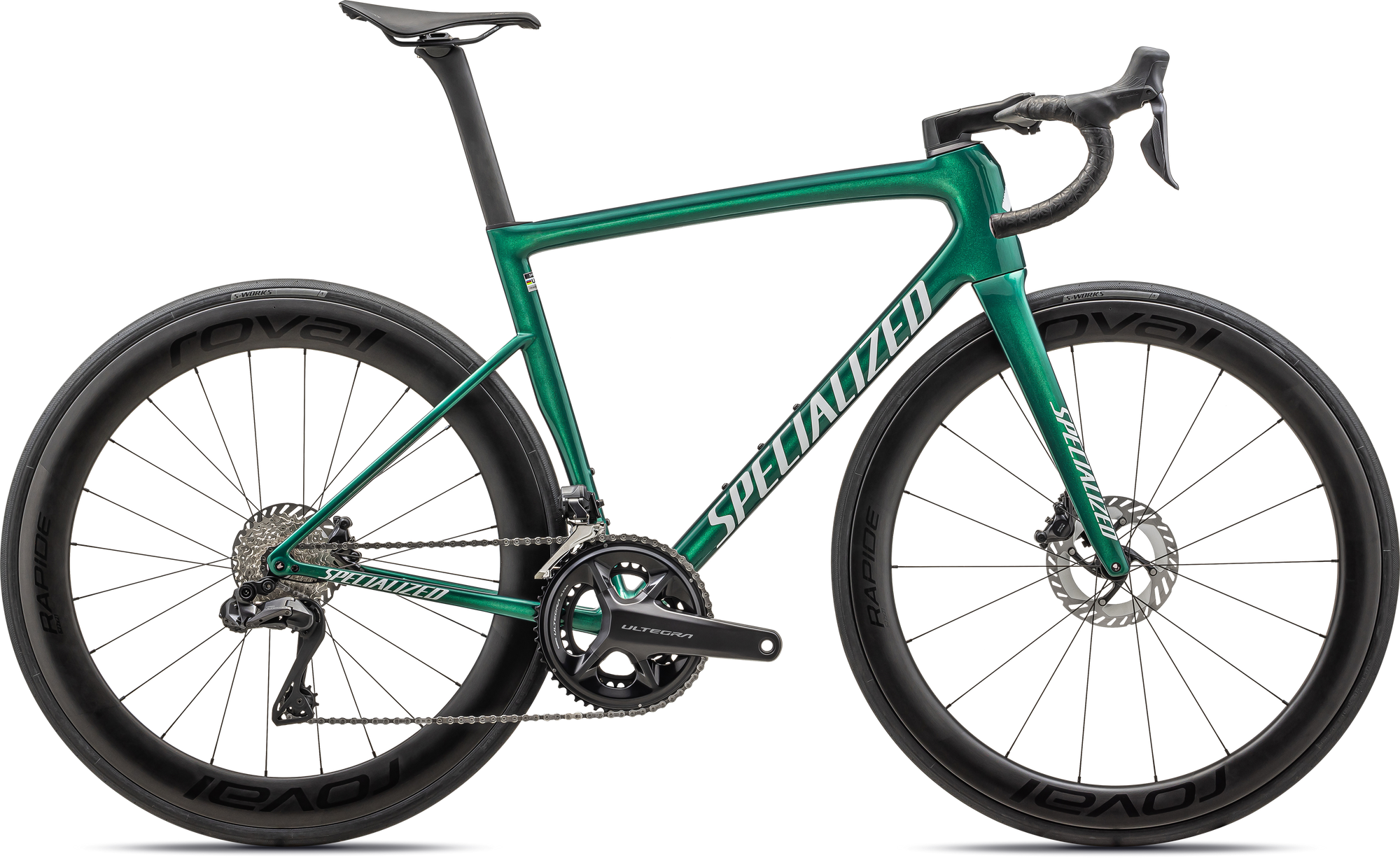 GLOSS PINE GREEN METALLIC / WHITE