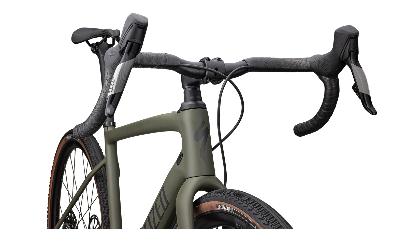 Satin Oak Green / Smoke
